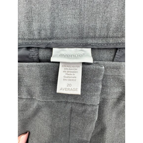 EUC Avenue Size 20 Average Gray Dress Pants - Picture 4 of 5